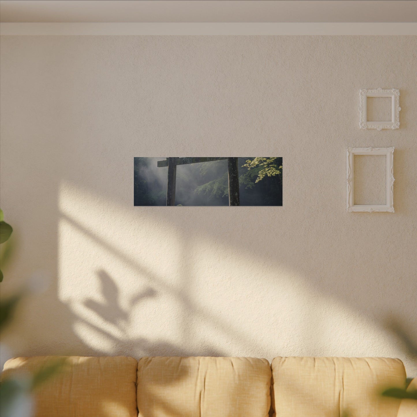 Torii Gate Canvas Art | Spring Zen Karesansui Art