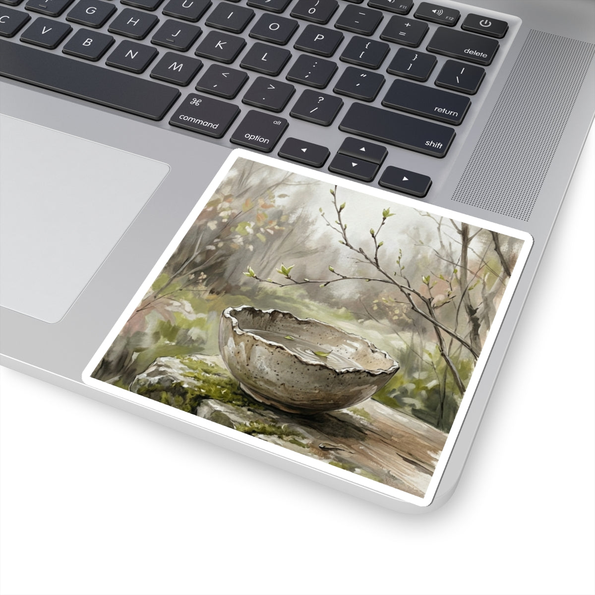 Seijaku Ceramic Bowl Sticker - Japandi Minimal Line