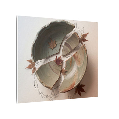 Dawn Ceramic Bowl Canvas Art - Japandi Fukinsei