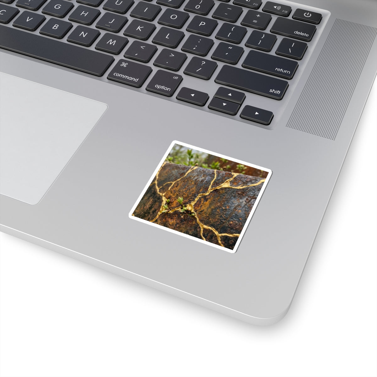 Kintsugi Rust Patina in Overcast | Gold Repair Sticker