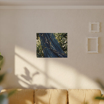 Resilient Silk Drape Canvas Art - Gold Repair Kintsugi