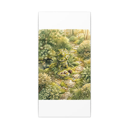 Datsuzoku Stone Lantern Canvas Art - Japandi Watercolor