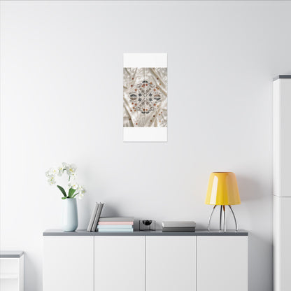 Elegant Silk Drape Canvas Art - Japanese Pattern Japandi