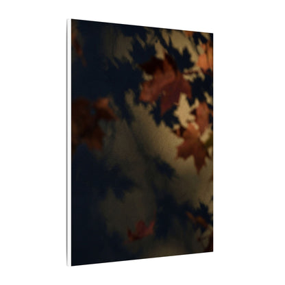 Shadow Play Canvas Art | Autumn Dark Japandi Moody Minimal Art