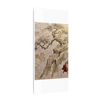 Pine Tree Canvas Art | Winter Japandi Japanese Pattern Art