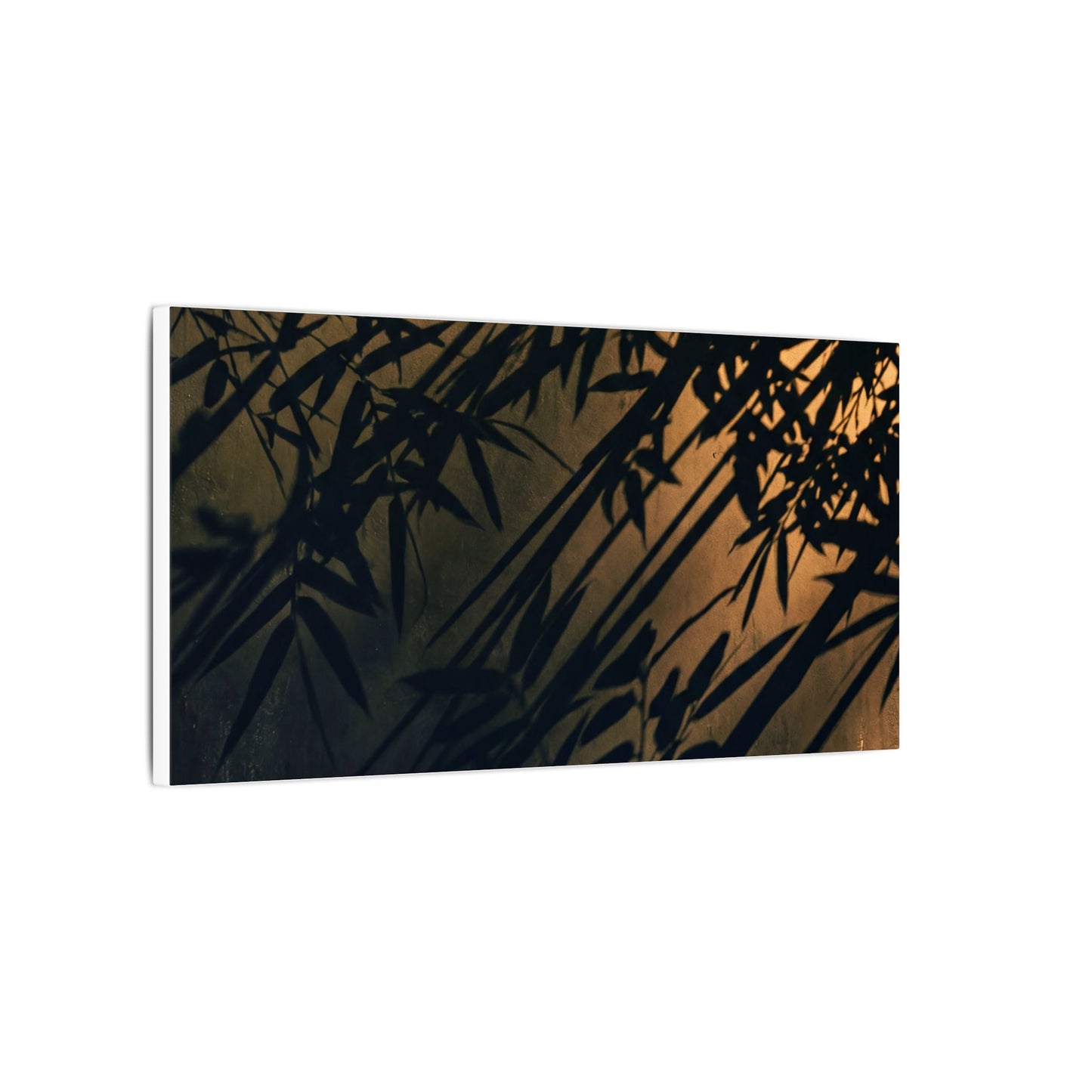 Sophisticated Shadow Play Canvas Art - Shadow Zen Dark Japandi