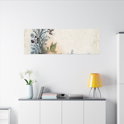 Winter Shoji Screen Forest Whimsy Canvas Art | Enchanting Decor
