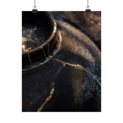 Winter Rust Patina Broken Beauty Wall Art Print | Artful Decor