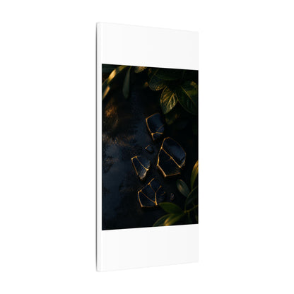 Summer Broken Pottery Moody Minimal Canvas Art | Atmospheric Decor