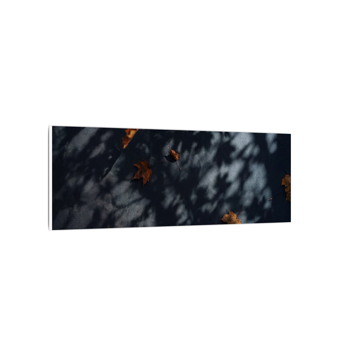 Autumn Shadow Play Shadow Zen Canvas Art | Atmospheric Decor