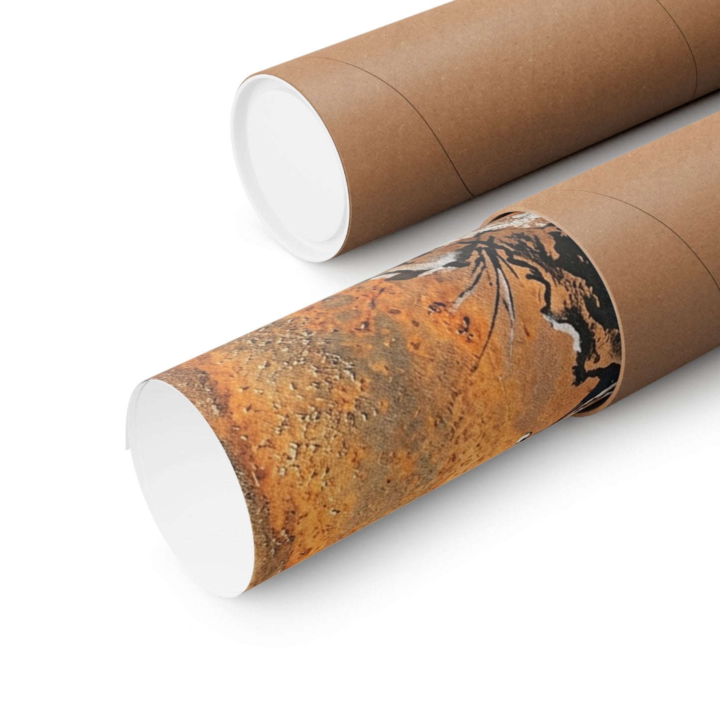 Datsuzoku Rust Patina Wall Art Print - Zen Sumi E