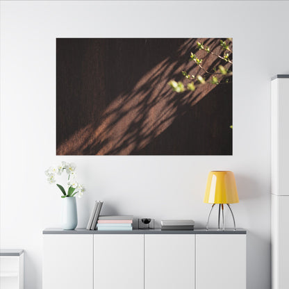 Rust Patina Moody Minimal Canvas Art | Sophisticated Dark Japandi Art