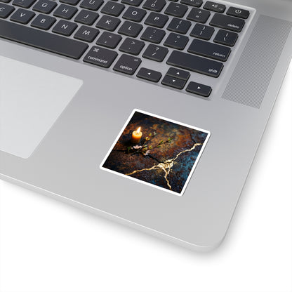 Rust Patina Gold Repair Sticker | Resilient Kintsugi Art