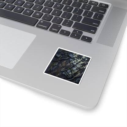 Dark Japandi Rock Garden in Dappled | Dark Texture Sticker
