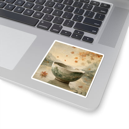 Datsuzoku Ceramic Bowl Sticker - Japandi Watercolor