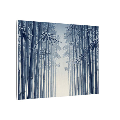 Bamboo Grove Canvas Art | Winter Zen Ukiyo E Inspired Art