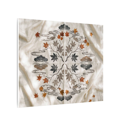 Elegant Silk Drape Canvas Art - Japanese Pattern Japandi