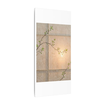 Spring Cherry Blossom Forest Whimsy Canvas Art | Rustic Decor