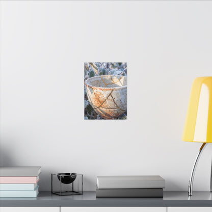 Resilient Ceramic Bowl Canvas Art - Gold Vein Kintsugi