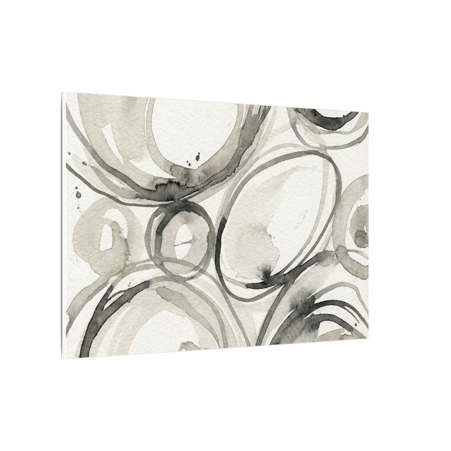 Handcrafted Feel Japandi Watercolor Canvas Art