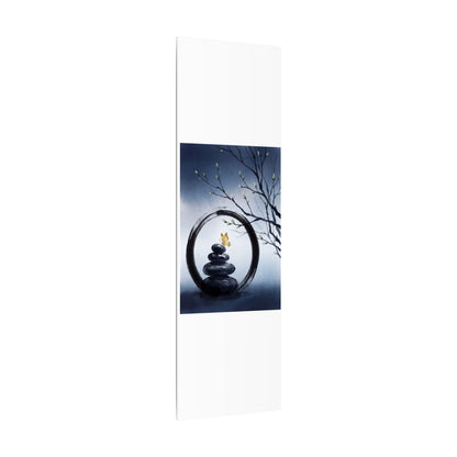 River Stones Spring Canvas Art | Zen Peaceful Design