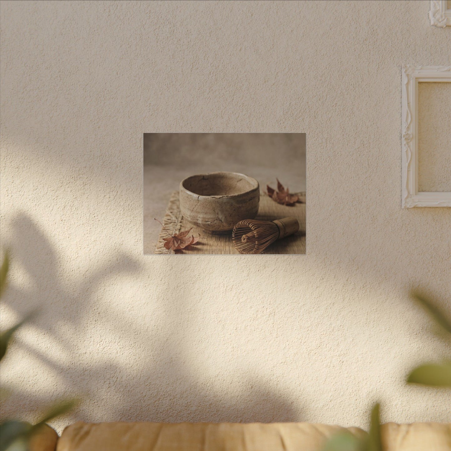 Ma Tea Ceremony Canvas Art - Japandi Texture
