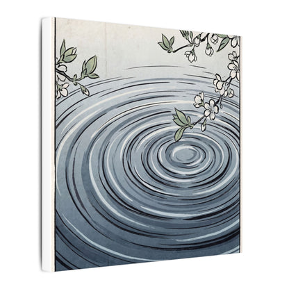 Calm Water Ripple Canvas Art - Ukiyo E Inspired Zen