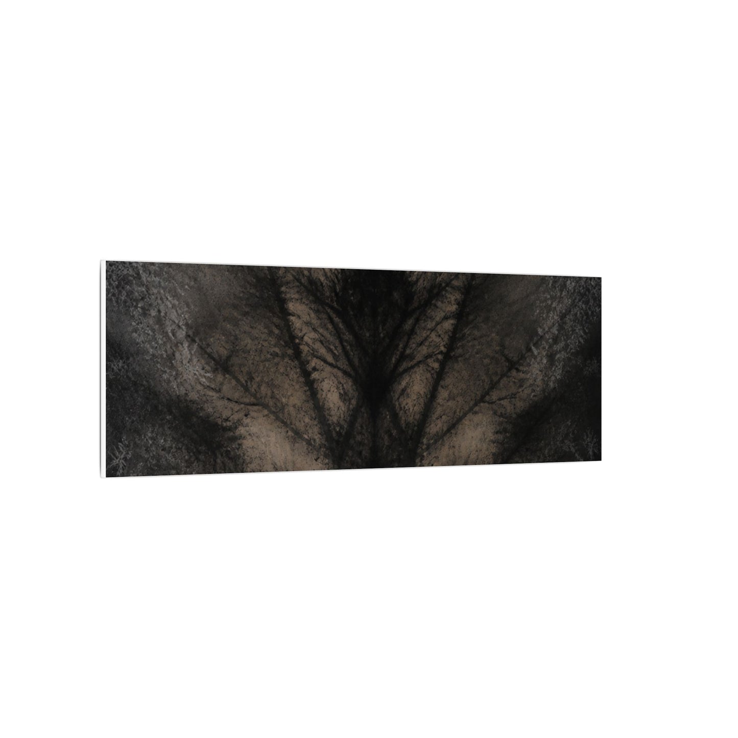 Seijaku Shadow Play Canvas Art - Dark Japandi Charcoal Ink