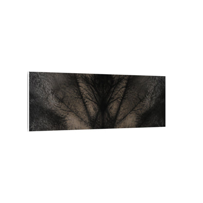 Seijaku Shadow Play Canvas Art - Dark Japandi Charcoal Ink