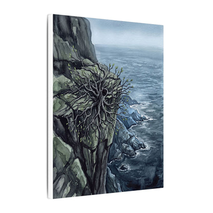 Pine Tree Spring Canvas Art | Japandi Neutral Design