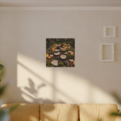 Broken Pottery Spring Canvas Art | Kintsugi Beautiful Design