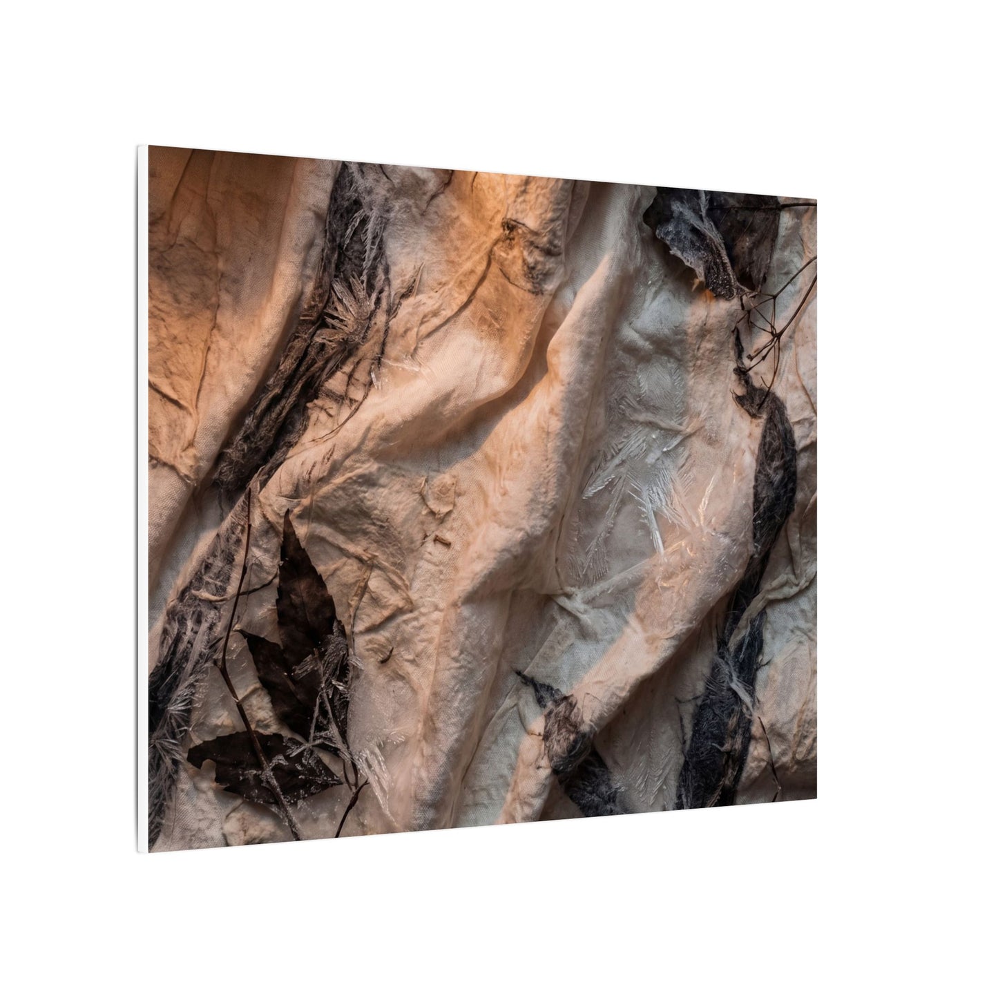 Candlelight Silk Drape Canvas Art - Japandi Mono No Aware