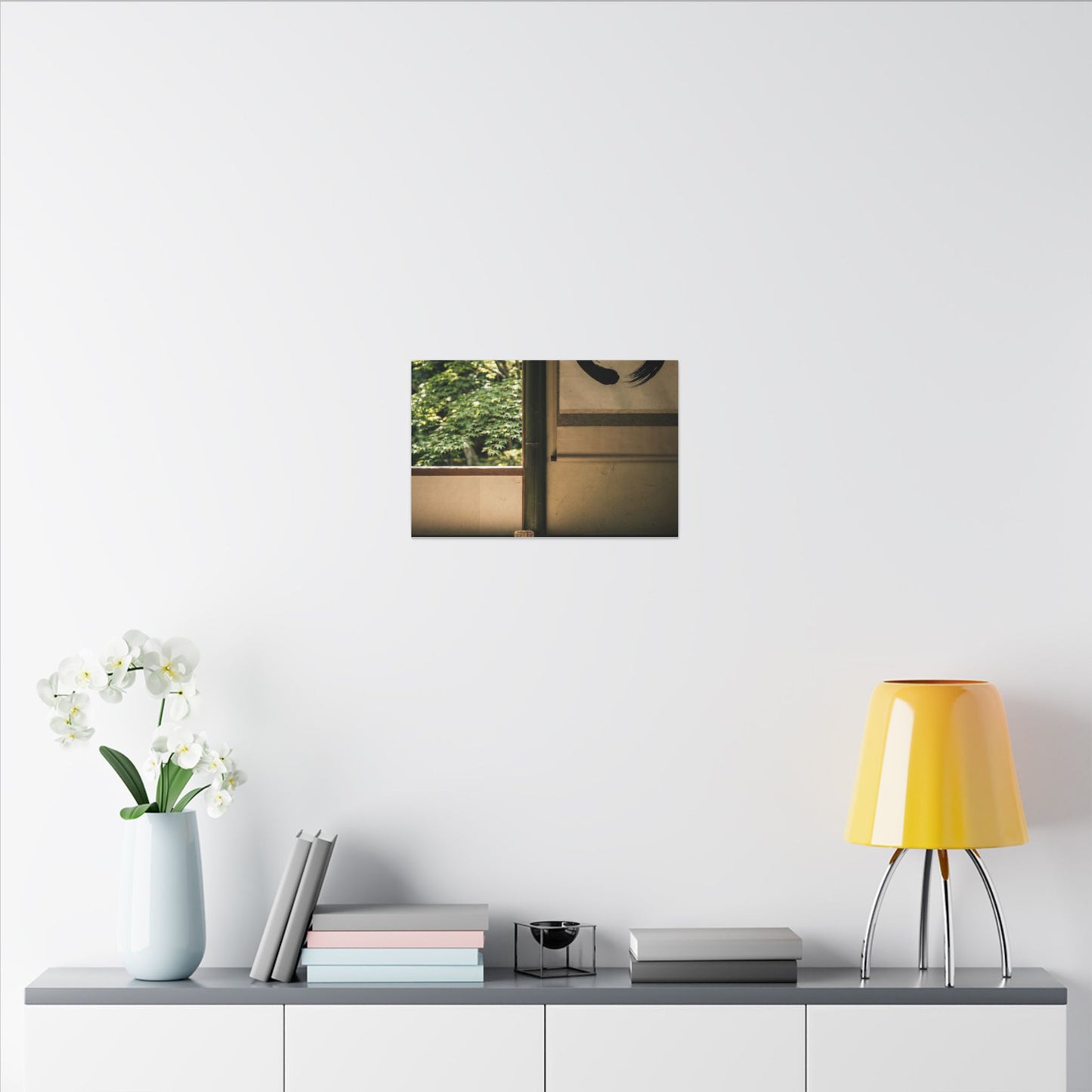 Tea Ceremony Enso Canvas Art | Serene Zen Art