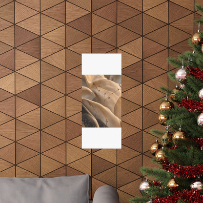 Silk Drape Winter Wall Art Print | Japandi Cozy Design