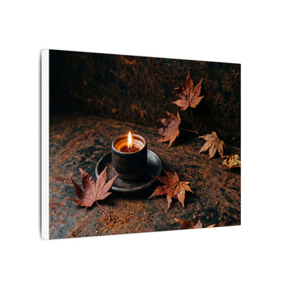 Autumn Rust Patina Shadow Zen Canvas Art | Sophisticated Decor
