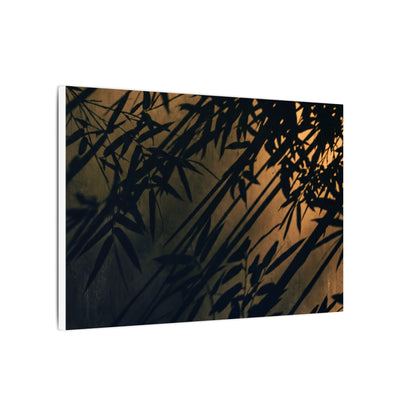 Sophisticated Shadow Play Canvas Art - Shadow Zen Dark Japandi