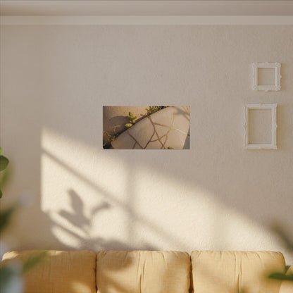 Spring Broken Pottery Gold Vein Canvas Art | Beautiful Decor