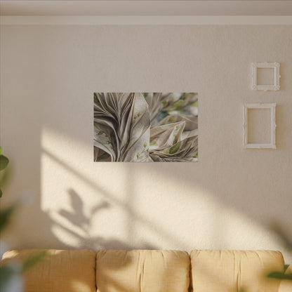 Fukinsei Paper Fold Canvas Art - Japandi Watercolor