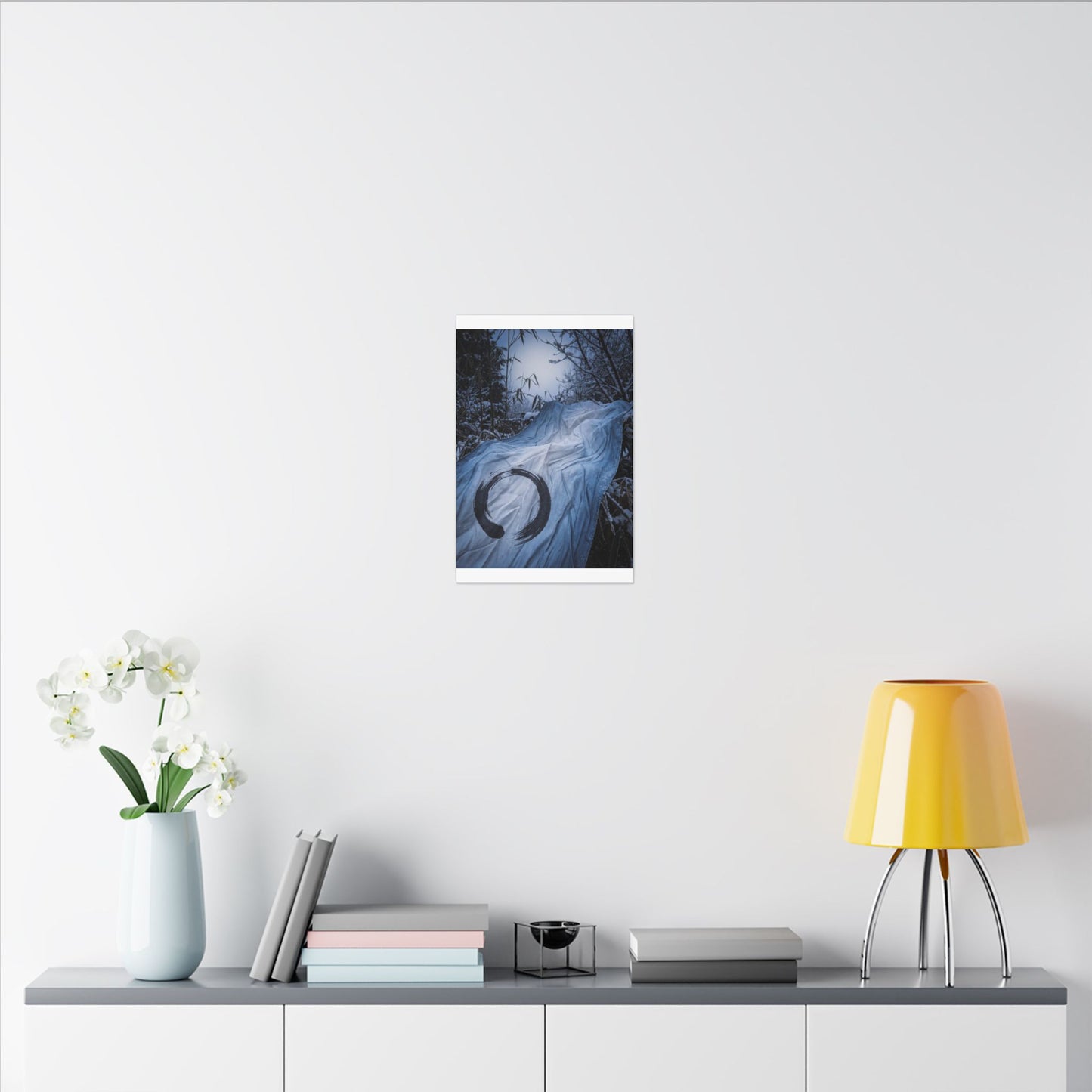 Moonlight Silk Drape Canvas Art - Zen Datsuzoku