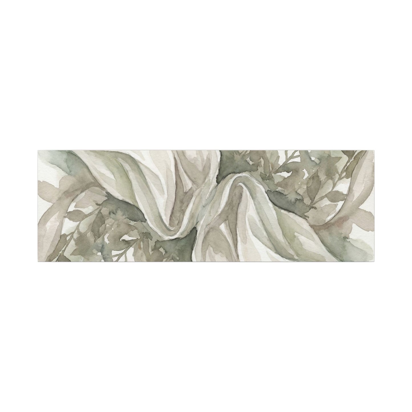 Summer Silk Drape Watercolor Canvas Art | Cozy Decor