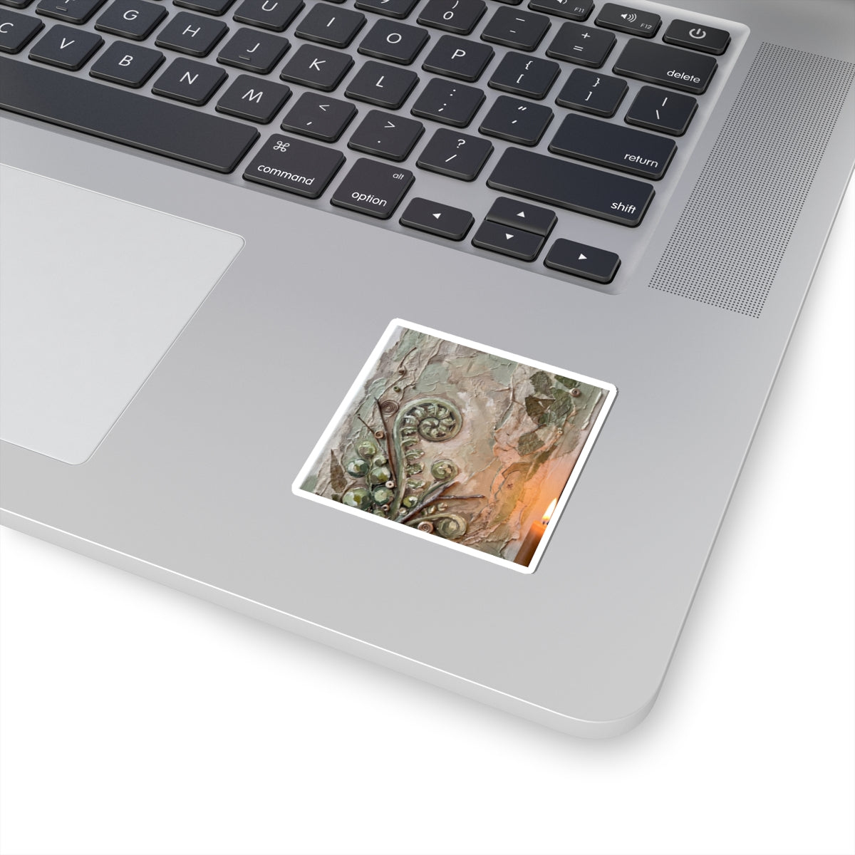 Datsuzoku Fern Unfurling Sticker - Japandi Texture