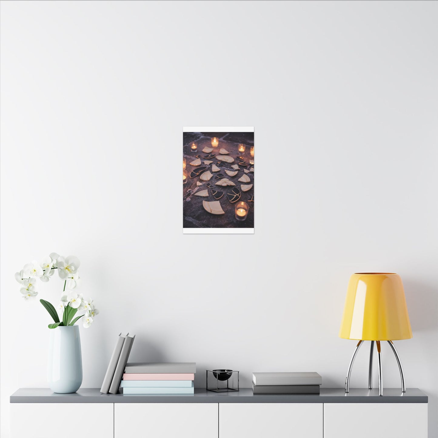 Winter Broken Pottery Broken Beauty Canvas Art | Beautiful Decor