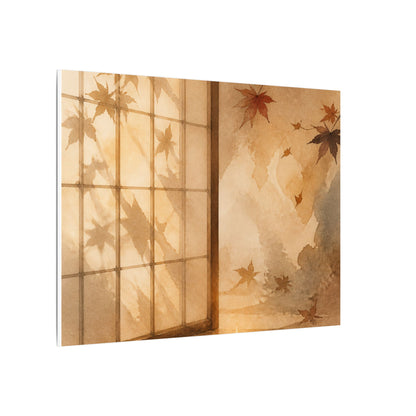 Candlelight Shoji Screen Canvas Art - Japandi Ma