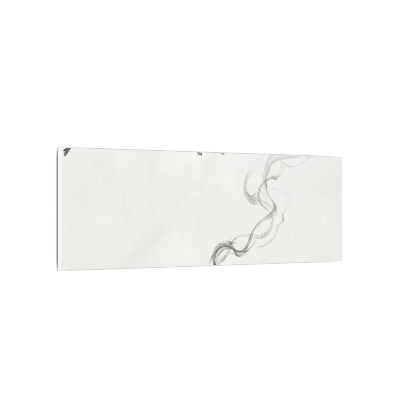 Calm Incense Smoke Canvas Art - Sumi E Zen