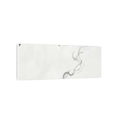 Calm Incense Smoke Canvas Art - Sumi E Zen