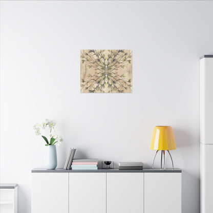 Shibui Shadow Play Canvas Art - Japandi Watercolor