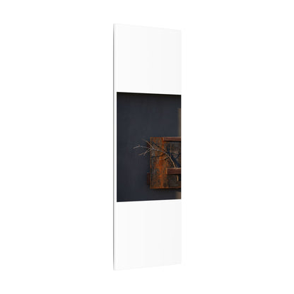 Ma Rust Patina Canvas Art - Dark Japandi Dark Texture