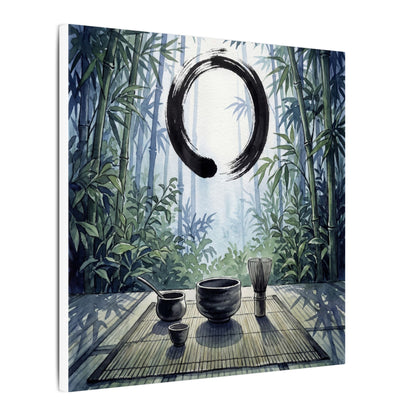 Seijaku Tea Ceremony Canvas Art - Zen Enso