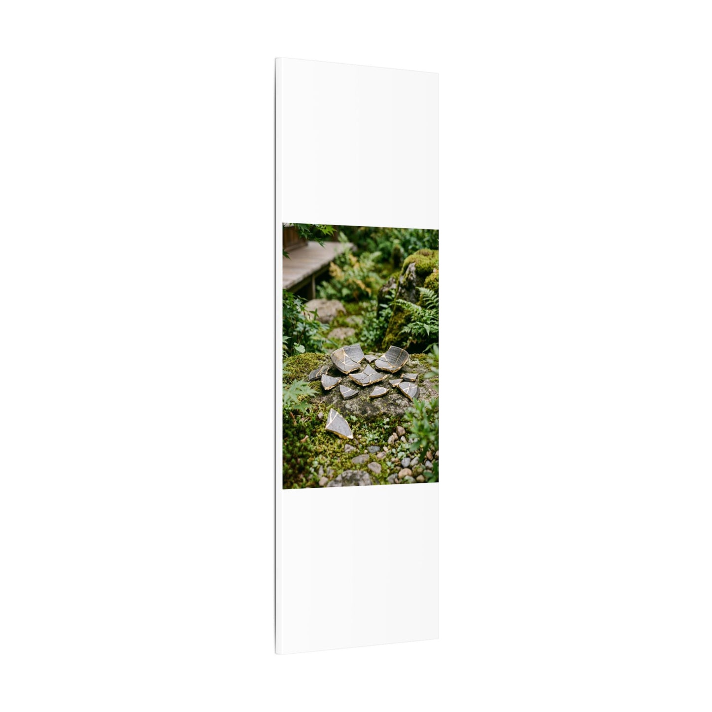 Summer Broken Pottery Gold Repair Canvas Art | Resilient Decor