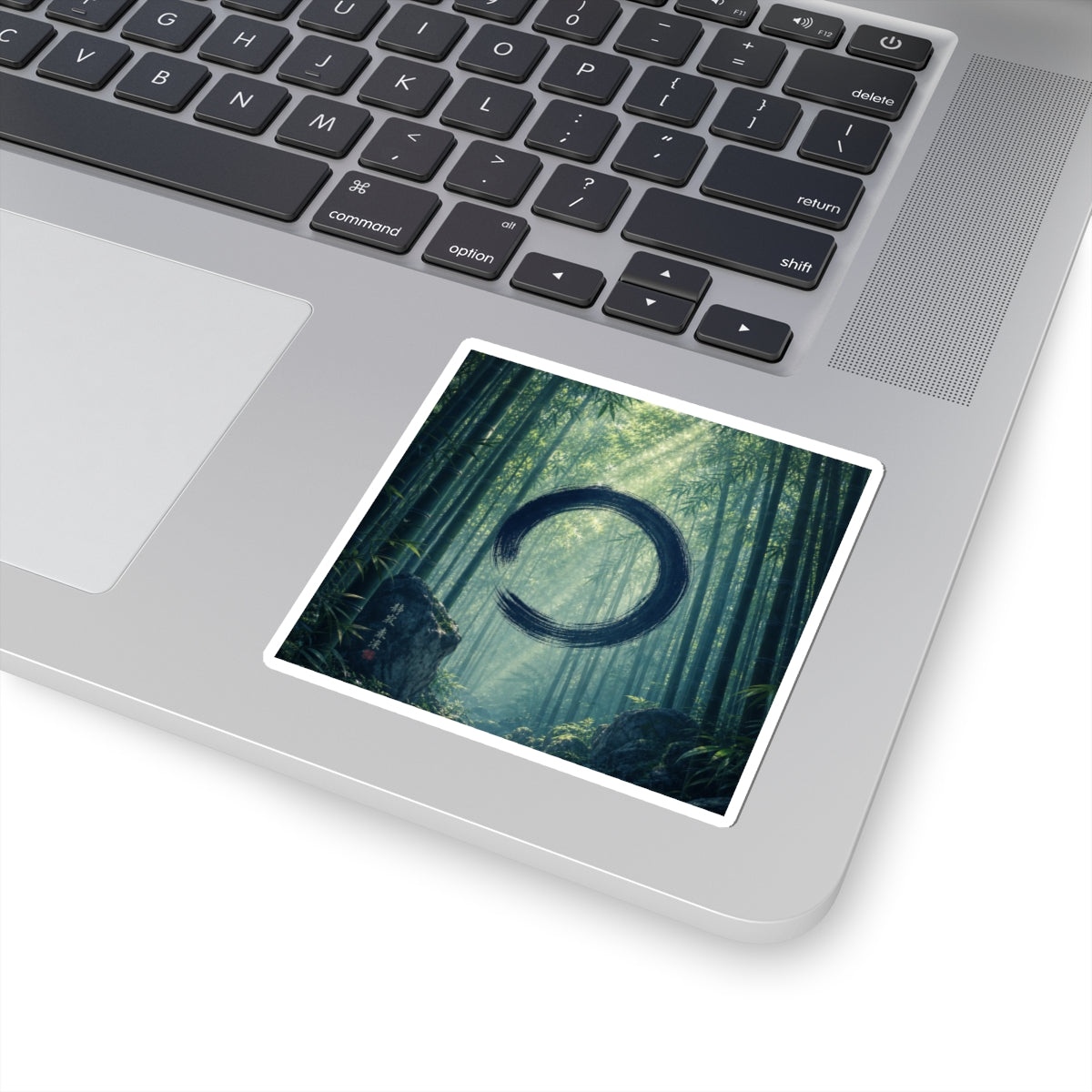 Zen Bamboo Grove in Dappled | Enso Sticker